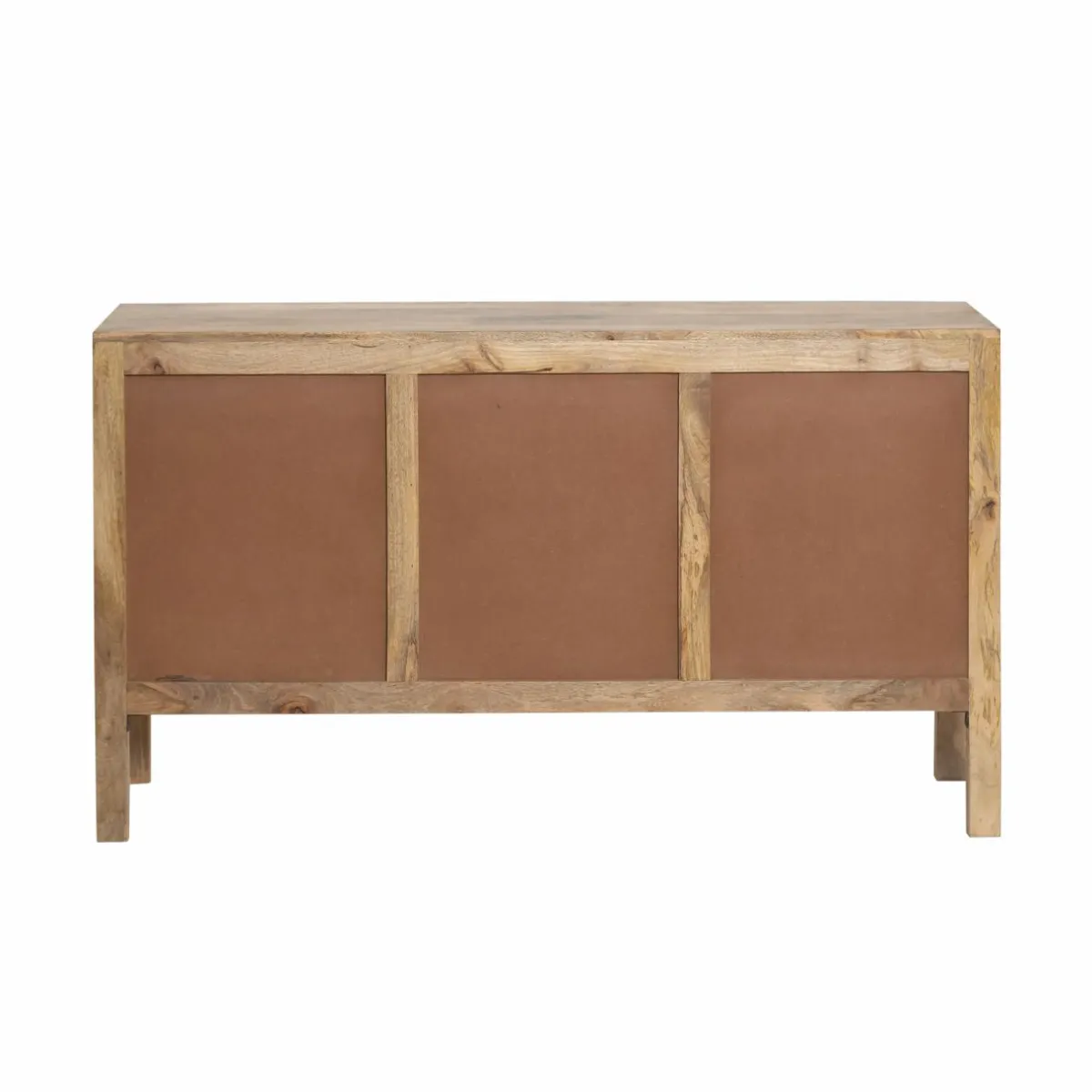 Made in Meubles Buffet en bois de manguier et cannage Julietta