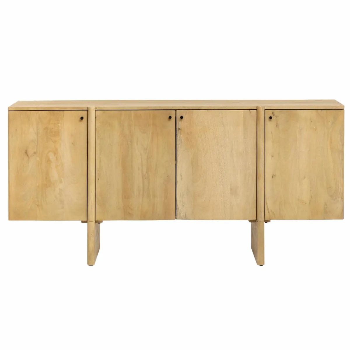 Made in Meubles Buffet en bois de manguier 4 portes Amara