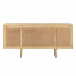 Made in Meubles Buffet en bois de manguier 4 portes Amara