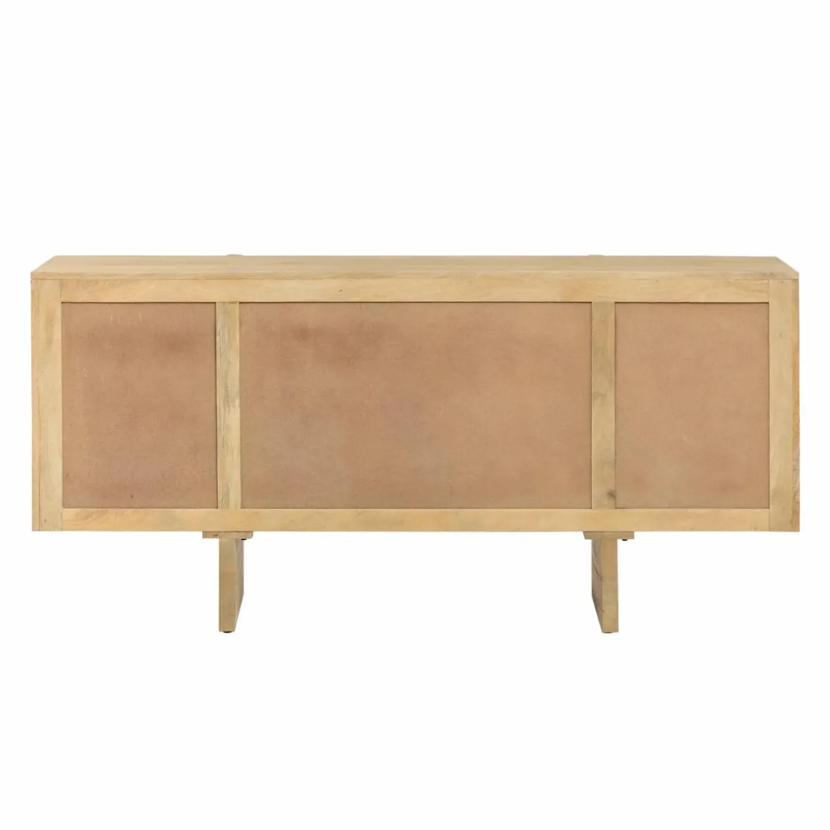 Made in Meubles Buffet en bois de manguier 4 portes Amara