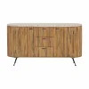 Made in Meubles Buffet en bois de manguier et terrazzo Ambrine
