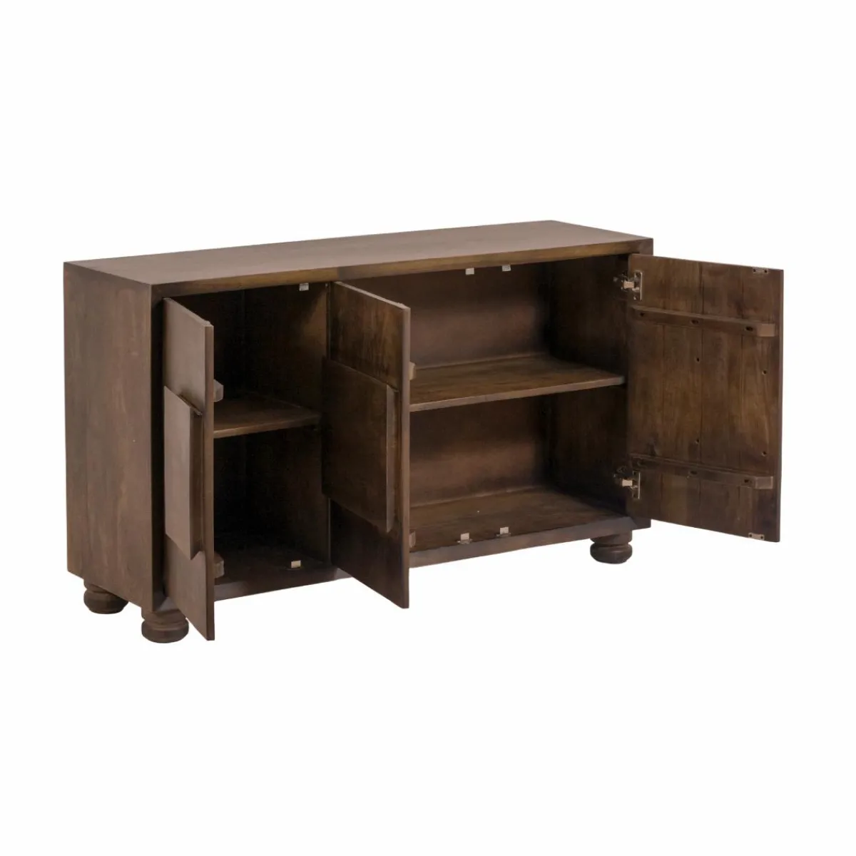 Made in Meubles Buffet en bois de manguier foncé Hestia