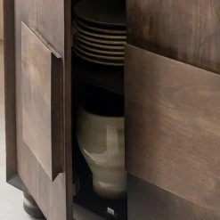 Made in Meubles Buffet en bois de manguier foncé Hestia