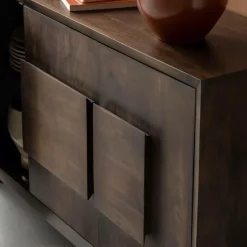 Made in Meubles Buffet en bois de manguier foncé Hestia