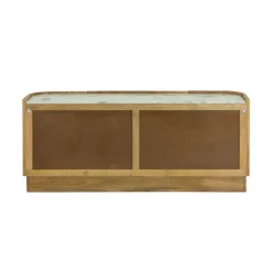 Made in Meubles Buffet en bois de manguier et marbre Adler