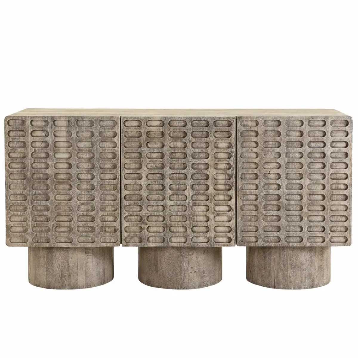 Made in Meubles Buffet en bois de manguier Clara