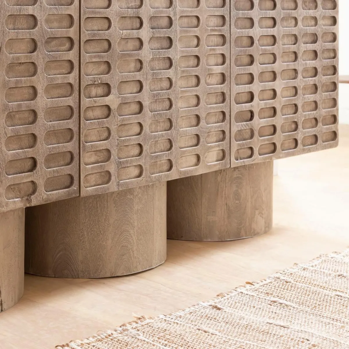 Made in Meubles Buffet en bois de manguier Clara