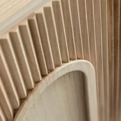 Made in Meubles Buffet en bois de paulownia Nilo