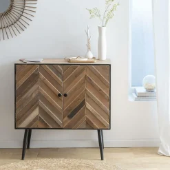 Made in Meubles Buffet en bois de sapin Maxine