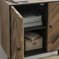Made in Meubles Buffet en bois de sapin Maxine