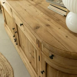Made in Meubles Buffet en bois recyclé 180 cm Garance