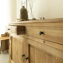 Made in Meubles Buffet en bois recyclé 180 cm Garance