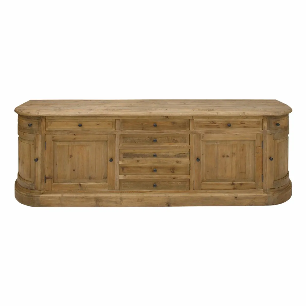 Made in Meubles Buffet en bois recyclé 225 cm Garance