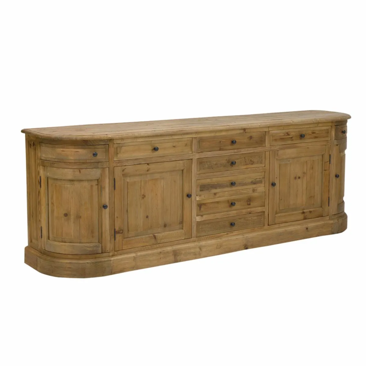 Made in Meubles Buffet en bois recyclé 225 cm Garance