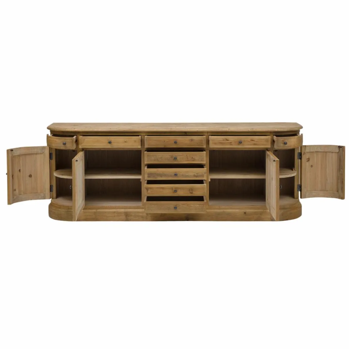 Made in Meubles Buffet en bois recyclé 225 cm Garance