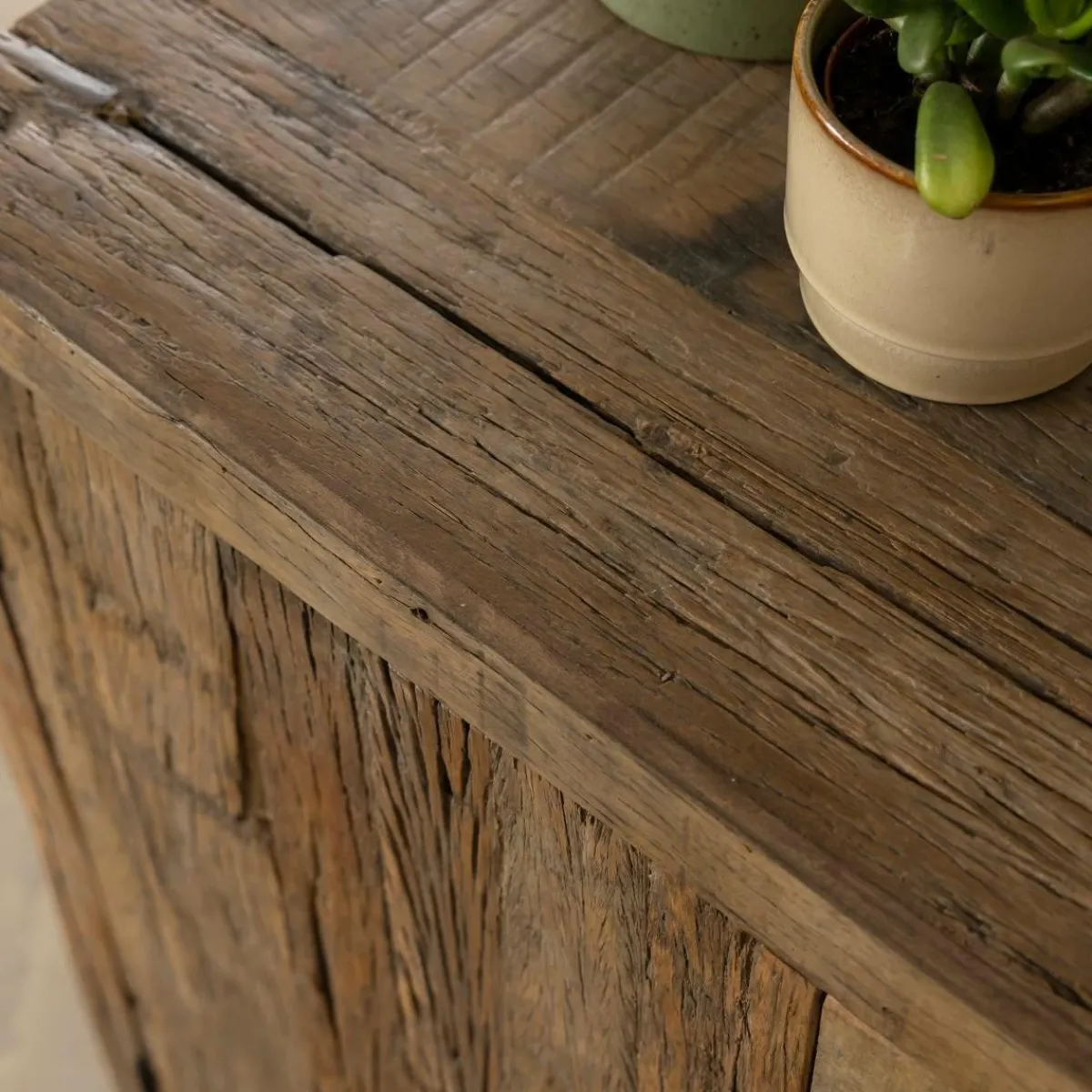 Made in Meubles Buffet en bois recyclé Adrienne