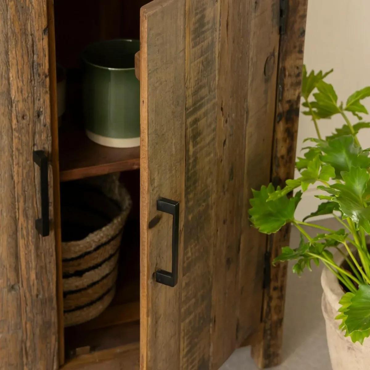 Made in Meubles Buffet en bois recyclé Adrienne