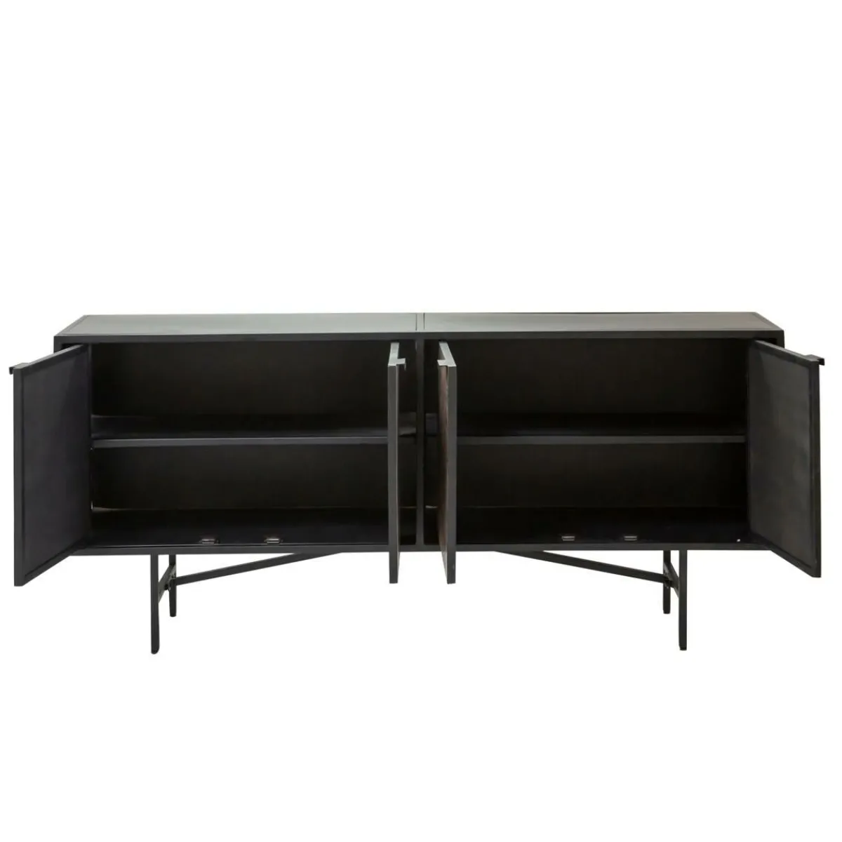 Made in Meubles Buffet en métal Claudine