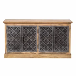 Made in Meubles Buffet enfilade en bois de manguier Sahara