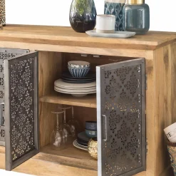 Made in Meubles Buffet enfilade en bois de manguier Sahara