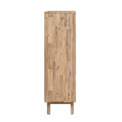 Made in Meubles Buffet haut en bois d'acacia Marin