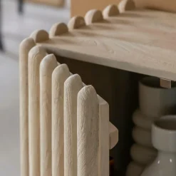 Made in Meubles Buffet haut en bois de manguier Avery