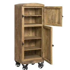 Made in Meubles Buffet haut en bois de manguier Iris