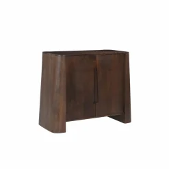 Made in Meubles Buffet haut en bois de manguier foncé Liriel