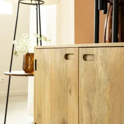 Made in Meubles Buffet long en bois de manguier Rowene