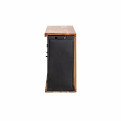 Made in Meubles Buffet rétractable en bois d'acacia Emilio