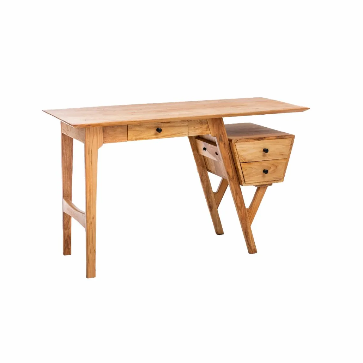 Made in Meubles Bureau en bois d'acacia Eliott