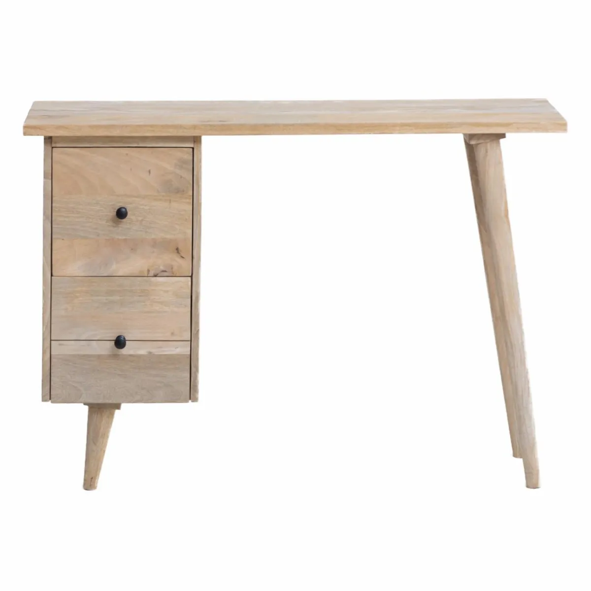 Made in Meubles Bureau en bois de manguier Augustine