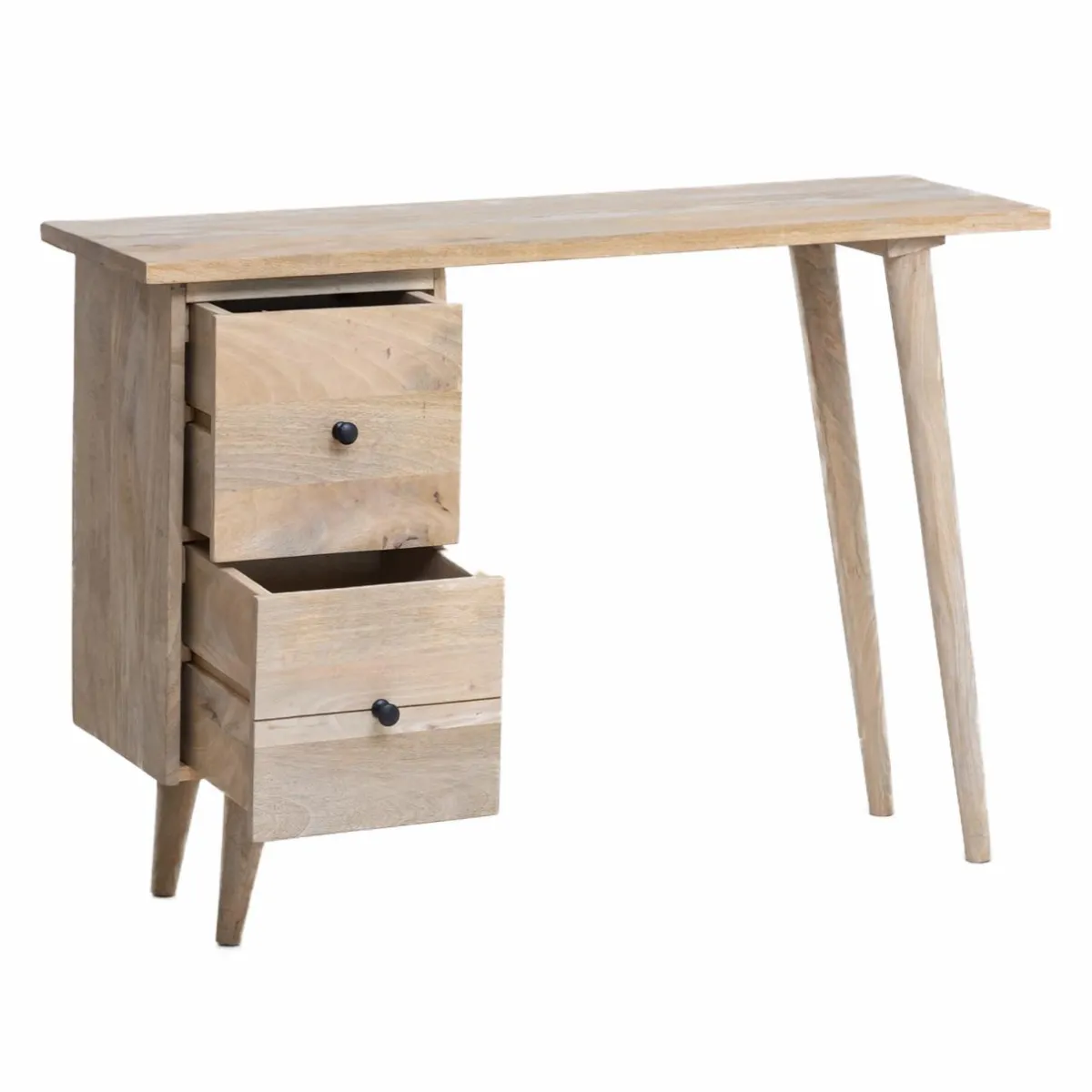 Made in Meubles Bureau en bois de manguier Augustine