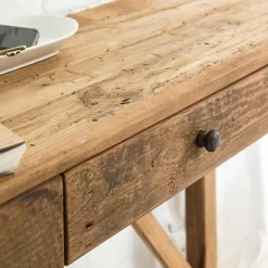 Made in Meubles Bureau en bois recyclé Blaise