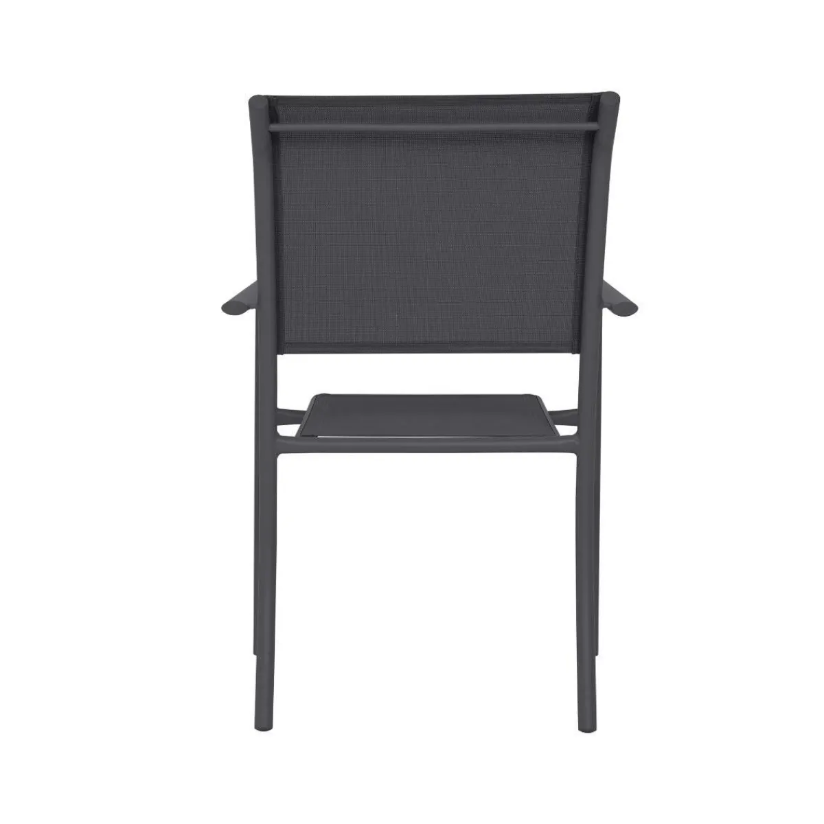 Made in Meubles Chaise de jardin grise Ilona (lot de 2)