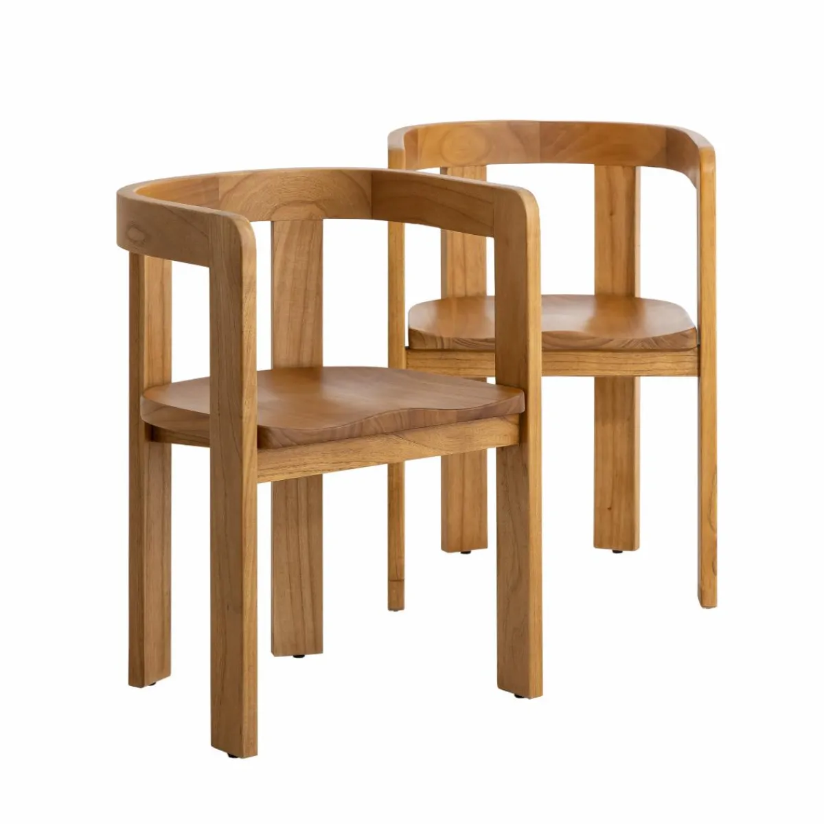 Made in Meubles Chaise en bois de mindy Suzie (lot de 2)