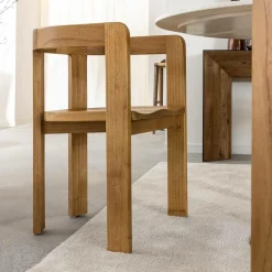 Made in Meubles Chaise en bois de mindy Suzie (lot de 2)