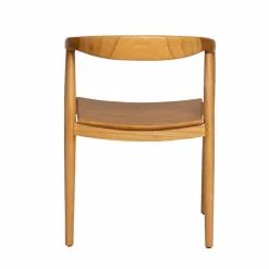 Made in Meubles Chaise en bois de teck June (lot de 2)