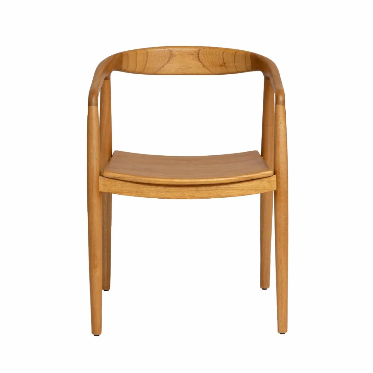 Made in Meubles Chaise en bois de teck June (lot de 2)
