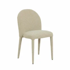 Made in Meubles Chaise intégralement en tissu écru Doris (lot de 2)