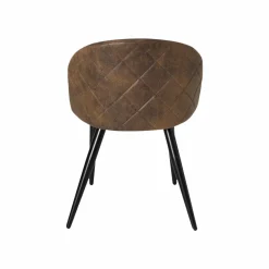 Made in Meubles Chaise marron chocolat Jasmine (lot de 2)