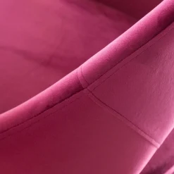Made in Meubles Chaise style fauteuil en velours rose framboise Elouan (lot de 2)