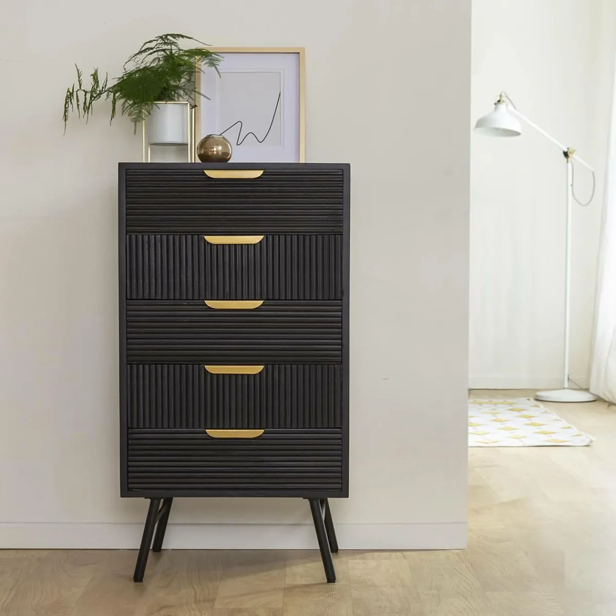 Made in Meubles Chiffonnier en bois de manguier James