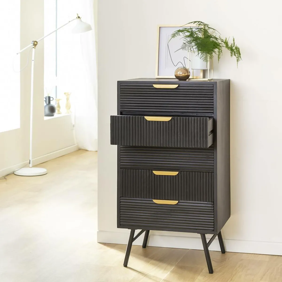 Made in Meubles Chiffonnier en bois de manguier James