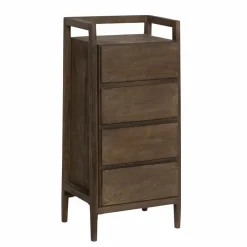 Made in Meubles Chiffonnier en bois de manguier marron Emile