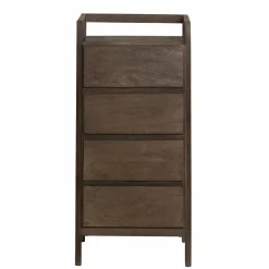 Made in Meubles Chiffonnier en bois de manguier marron Emile