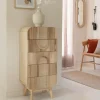 Made in Meubles Chiffonnier en bois de paulownia Nilo