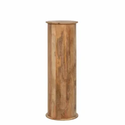 Made in Meubles Chiffonnier rond en bois de manguier Maëva