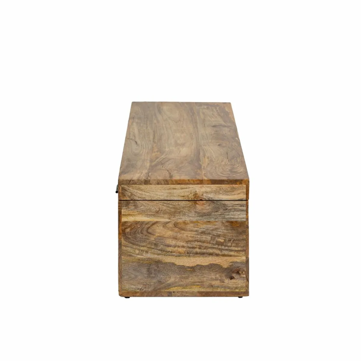 Made in Meubles Coffre banc en bois de manguier clair Babeth