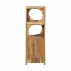 Made in Meubles Colonne 1 étagère en bois d'acacia Emyr